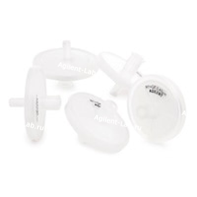 Captiva Premium Syringe Layered Filter, предварительный фильтр из стеклянного микроволокна, нейлоновая мембрана, диаметр 25 мм, поры 0,45 мкм, 100 шт./уп.